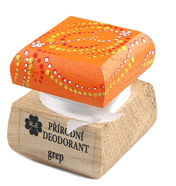 Naturalny dezodorant kremowy Grep z ręcznie malowaną czapką – 15 ml